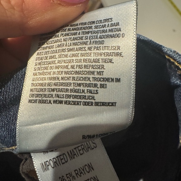 Agolde Sophie High Rise Medium Wash Skinny Jeans Stretch Denim Women's 24 - Picture 9 of 13